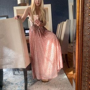 Mes Demoiselles silk long dress